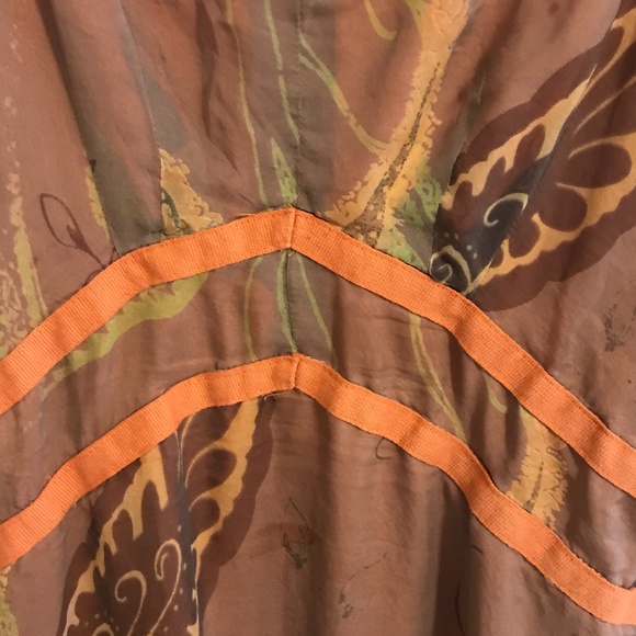 DA NANG RANGOON SILK LAYERED CORSET DRESS XS - Picture 5 of 11